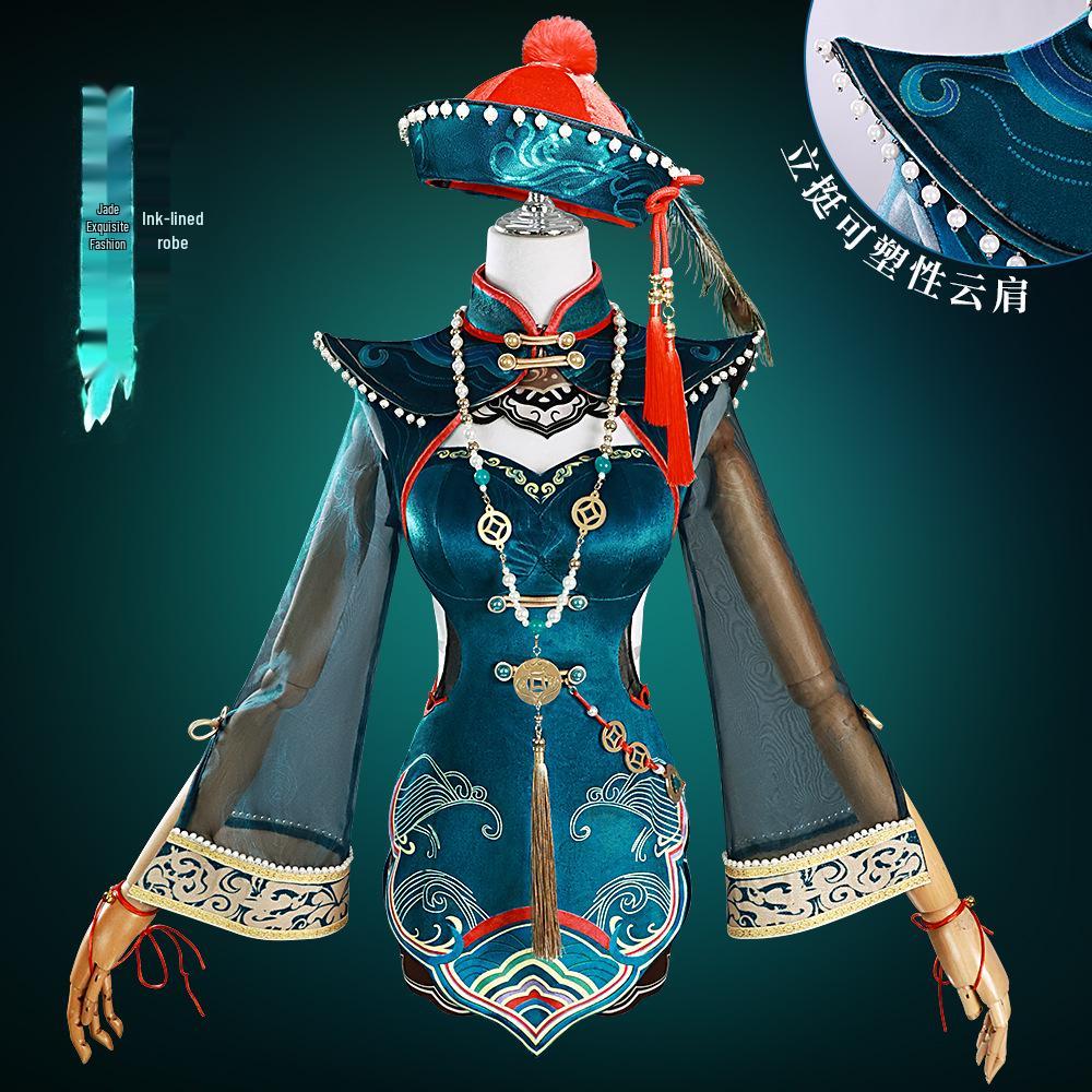 Naraka Bladepoint Yu Linglong Zombie Ink Cosplay Costume - Female Anime Outfit