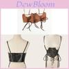 Waist Cincher Corset Belt With Adjustable Straps For Gothic Fashion And Halloween Costumes