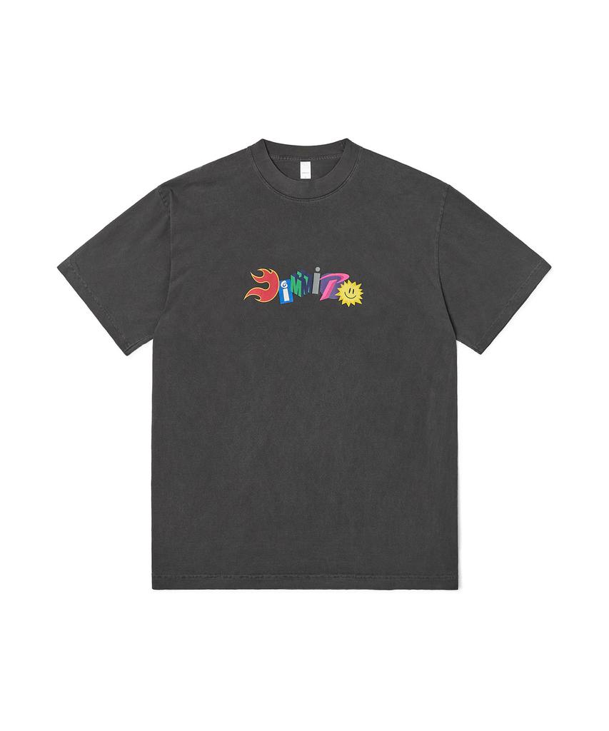 DIMITO Graphic Combo Ssv Gd 6.5Oz Tee Vintage Black