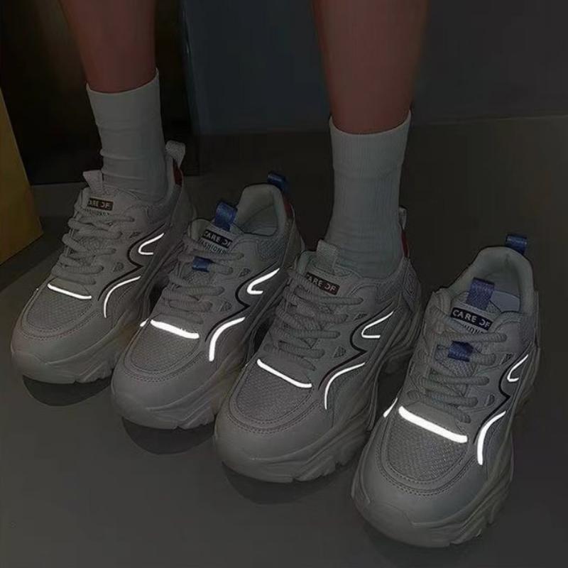 Všestranné a pohodlné sportovní boty pro ženy, zvyšující výšku a módní, Daddy Shoes