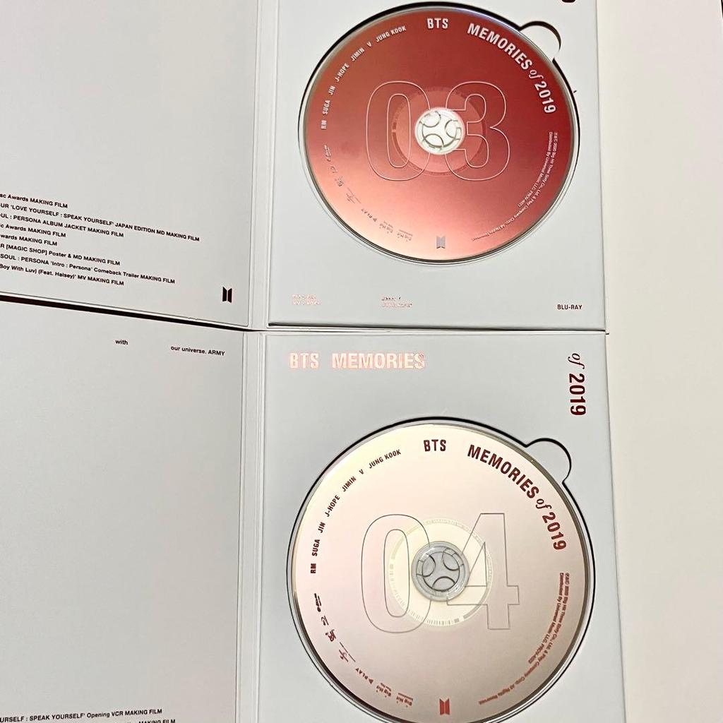 [USED] BTS MEMORIES OF 2019 Blu-ray Hoseok with Japanese subtitles