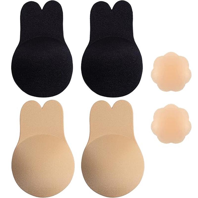 Oddychające silikonowe nakładki unoszące piersi i osłonki na sutki