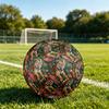 1pc Tiger Exotic Garden Theme Soccer Ball Football, Size 5, Lightweight PVC, Durable Outdoor Training Soccer Ball, Gift M61496