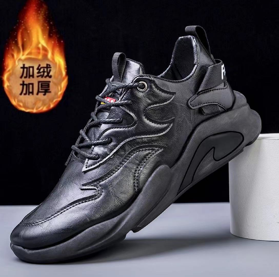 

Men s shoes 2025 spring new men s casual shoes comfortable retro leather shoes running sports shoes 44