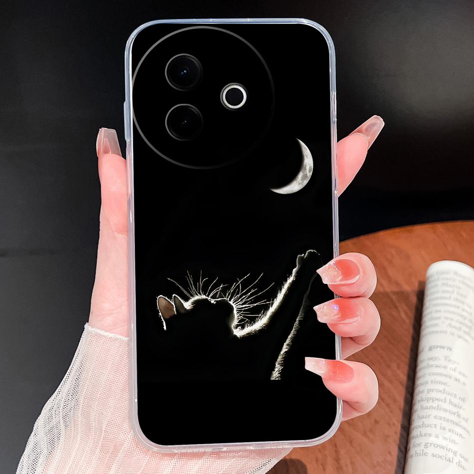 Case For Vivo Y39 Y38 5G Ocean Fish Transparent Phone Back Cover For VivoY 39 Y 38 Soft Slim TPU Silicone Lightweight Protectors
