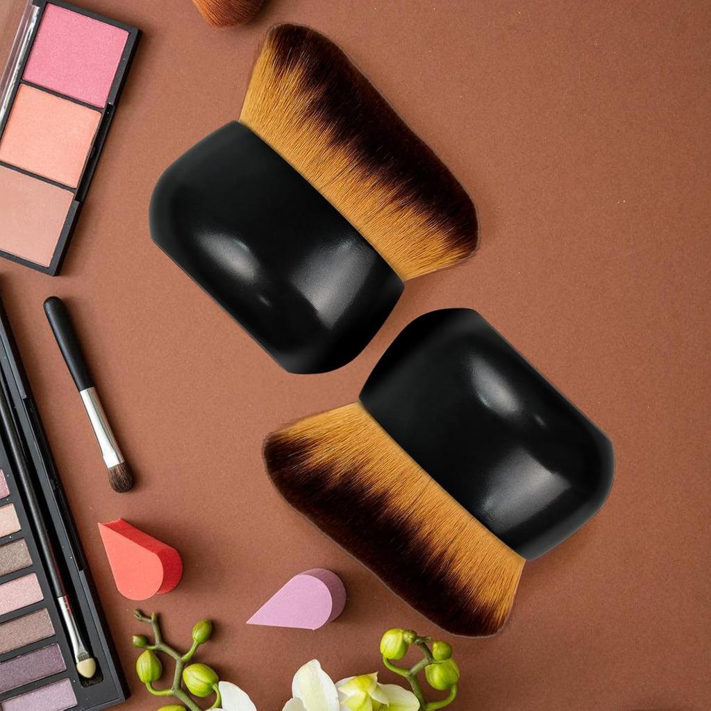 Extra Large Body Makeup Brush for Self Tanner, Leg Makeup&Bronzer Blend, Wide-headed Brush Sunscreen Face& Back Makeup Brush, Wet& Dry Use