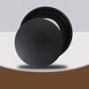 ZISIZ Bright Black Round Pizza & Baking Pan Set