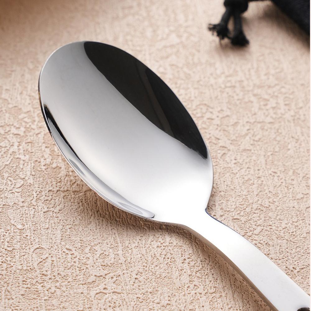 3pcs/set Outdoor Portable Stainless Steel Tableware Knife Utensil Spoon Set Spoon Fork Knife Dinnerware Camping Cooking Flatware