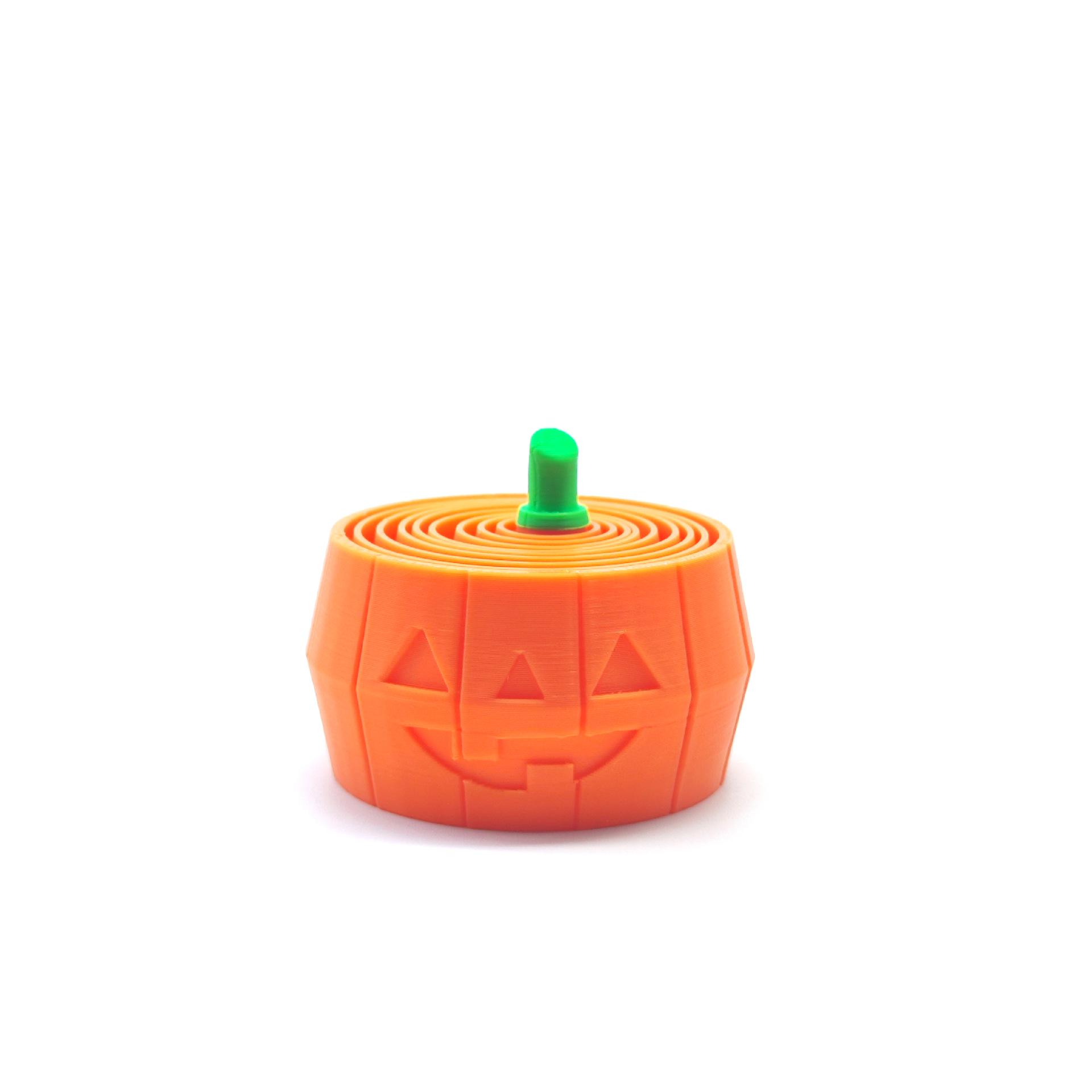 3D Printed Halloween Pumpkin Decompression Toy - Retractable Sword Knife 5cm
