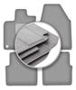 Gray Car Mats For: Nissan Qashqai I J10 (wide) Crossover (2007-2013)