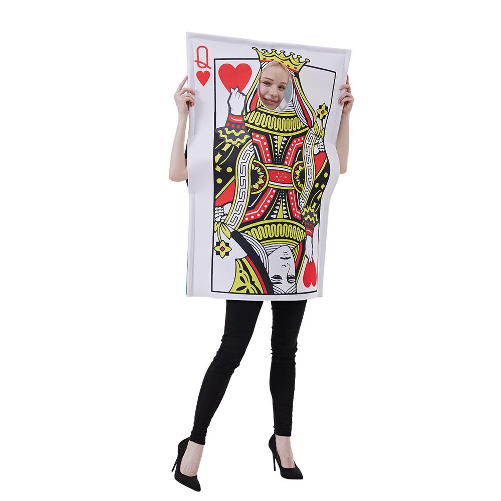 A Blocks Spades A And Hearts K Poker Cards Costumes For Halloween Up Dress