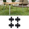 Practical Furniture Leg Connectors Hardware Nylon Texture for Camping Tables with Ergonomic Build and Quick Setups