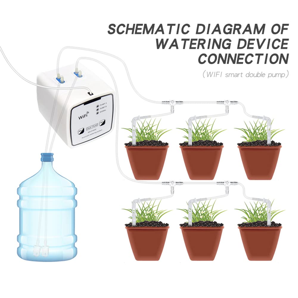Sprinkler Drip Irrigation Device Pump Timer System Garden Tools Automatic Watering Pump Controller Intelligent Flowers Plants