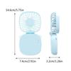 Handheld Fan Foldable Fan Rechargeable Small Pocket Fan with 3 Speed USB Fan for Office Outdoor Indoor Pocket Fan