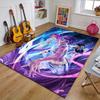 KPOP Hunter Polyester Carpet, Soft Indoor Mat for Office Chair, Living Room, Computer Desk - Decorative Home Office Rug Design
