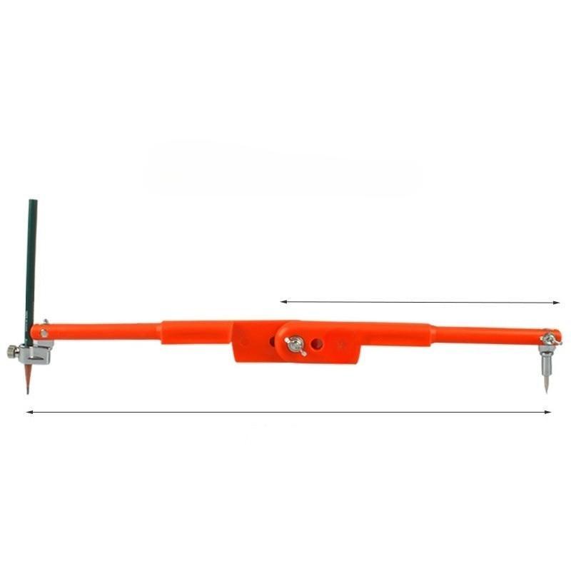 1Pc Carpenter Precision Pencil Compasses Large Diameter Adjustable Dividers Marking And Scribing Compass For Woodworking