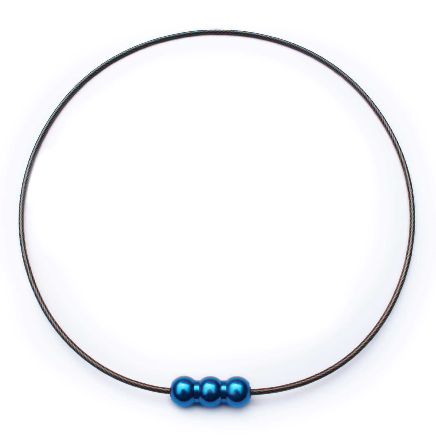 

erg Synapse Necklace SPACY Spacy Sports Necklace x (Gunmetal Granblue) (49) синій