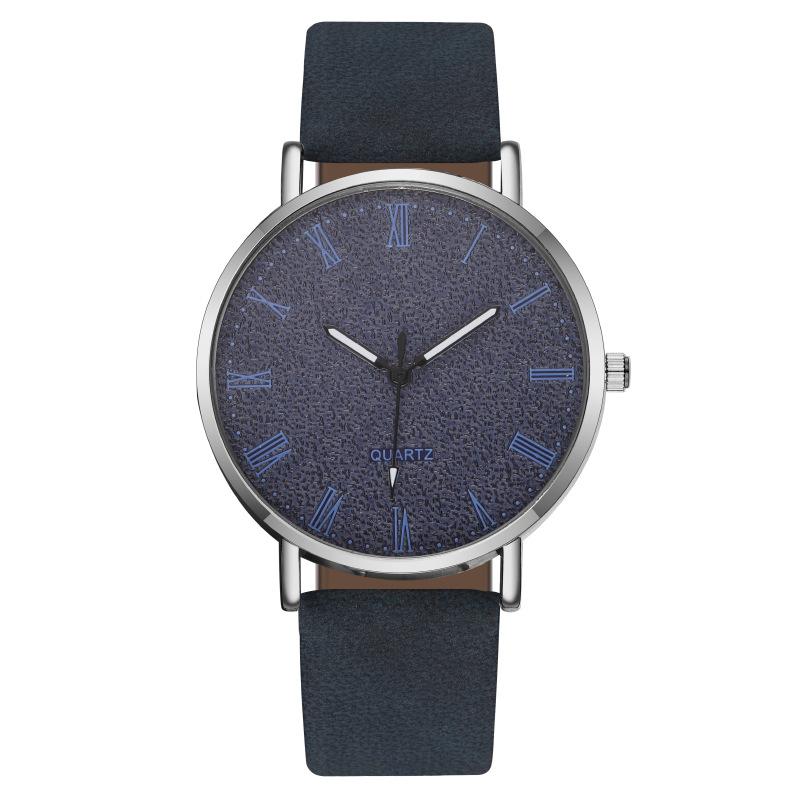 JYL Men's Watch Fashion Three-eye Calendar Leather Strap
