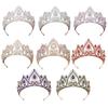 Elegant Crystal Crowns Tiaras for Women Pageant Queen Headbands Perfect for Weddings and Prom