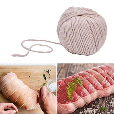 1 rotolo di strumenti di cottura filo di cotone da macellaio carne per barbecue corda per carne salsiccia corda per legare