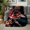 "Elvis Presley: King of Rock 'n' Roll Guitar Art Print"Blanket Flannel Throw Blanket for Sofa, Bed, Travel, Camping, Office, Couch, Chair, A