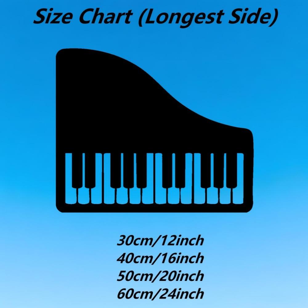 1 Stück Horizontale Klavier Laserschnitt Metall Wandkunst, Schwarzes Eisen Musik Dekor, Moderne Wanddekoration für Wohnzimmer Schlafzimmer, Geschenk für Musikliebhaber