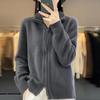 Pullover Strickjacke Stehkragen Damen Strickmäntel Revers Warmer Pullover