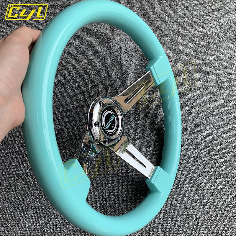 CYL Jdm Car Parts Universal ABS Steering Wheel 14inch 350mm Deep Dish Racing Drifting Steering Wheel