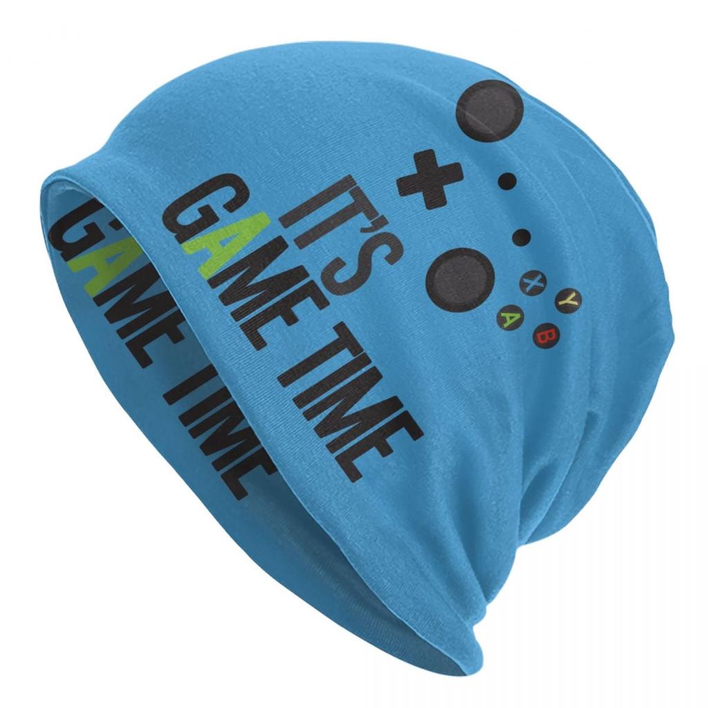 Videospiel-Controller Herzschlag Skullies Beanies Caps für Unisex Frauen Unisex Winter warme Strickmütze Erwachsene Gamer Gaming Bonnet Hüte