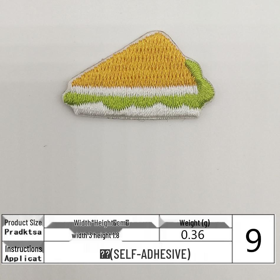 Self-adhesive Teddy Bear Embroidery Patch for DIY Clothing and Accessories