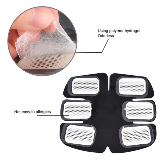10Pcs Hydrogel Pads Abdominal Gel Fitness Equipment Machine Stickers for EMS AB