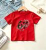 Kids White Short Sleeve T Shirt Sketch Hand Pattern Number 67 Graphic Print Crew Neck Boys Girls Casual Summer Tee