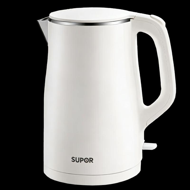SUPOR 1.5L 304 Stainless Steel Electric Kettle CN Plug (adapter Included)