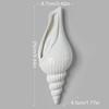 Wall Vases For Decor Home Conch Vase Wall Mounted Modern Ceramic Conch Ornament For Bedroom Kitchen Bathroom Dining Workplace