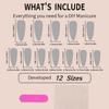 Ultra-long Pointed Tips Fake Nail Personality Spiderweb Edge French Artificial Nail for Women and Girl Party Activity