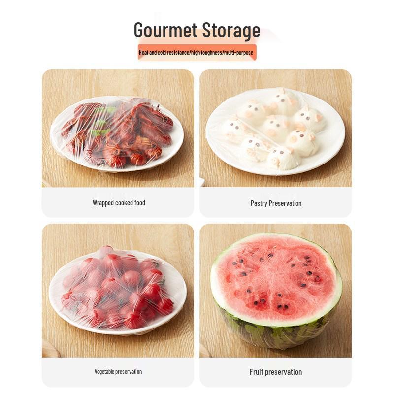 Food-Grade Thickened Fresh-Keeping Film Cover for Refrigerators - Anti-Odor, Disposable, Household Use
