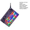 LED Card Down LED Car Ornament Glowing Pendant Light Novelty Upside Warning Keychain for Rearview Decor