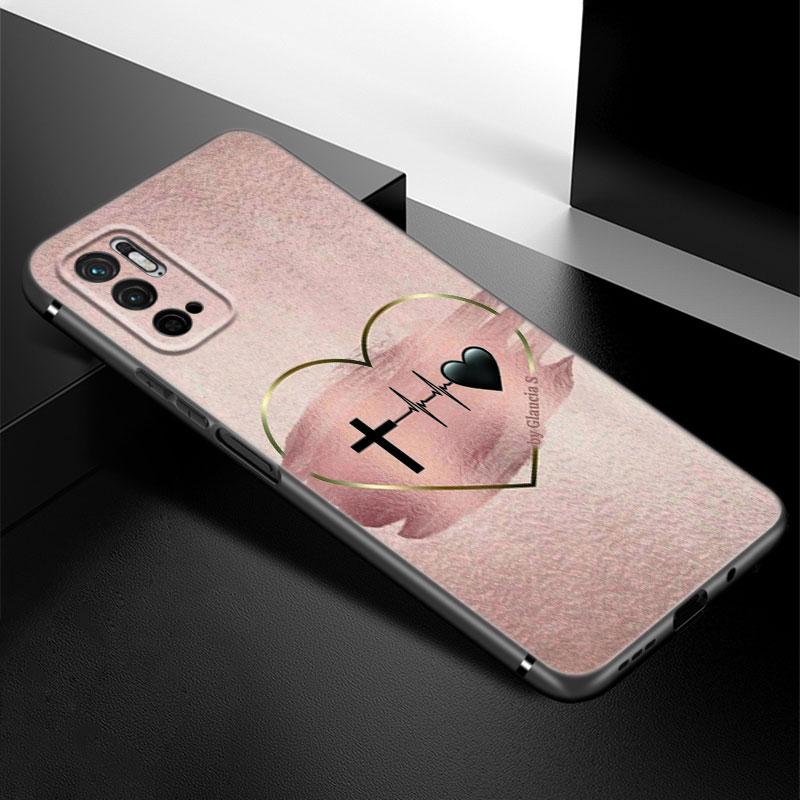 

Чехол для телефона Verse Иисус для Xiaomi Redmi Note 7 8 9 10 Lite 11 11E 11T 12 Pro 11S 4G 10T 5G 8T 9S 10S, мягкий черный чехол из ТПУ Redmi Note 7(Pro)