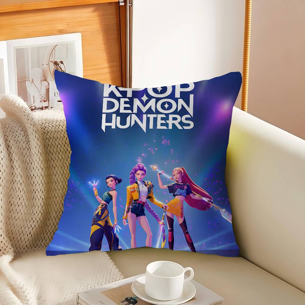 

Новые Подушки Охотников на Демонов Подарки Предметы интерьера для дома и офиса Спальня Диван Автомобильная наволочка 45х45 см 12x12Inch