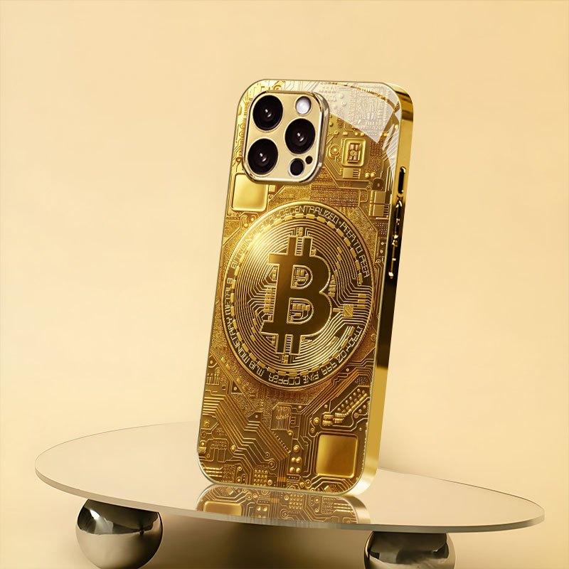 

New model Gold nuggets Luxurious High-end Phone Case Electroplated Glass PhoneCase for iPhone 17 16 15 14 13 12 11pm Pro Plus iPhone 15 Pro