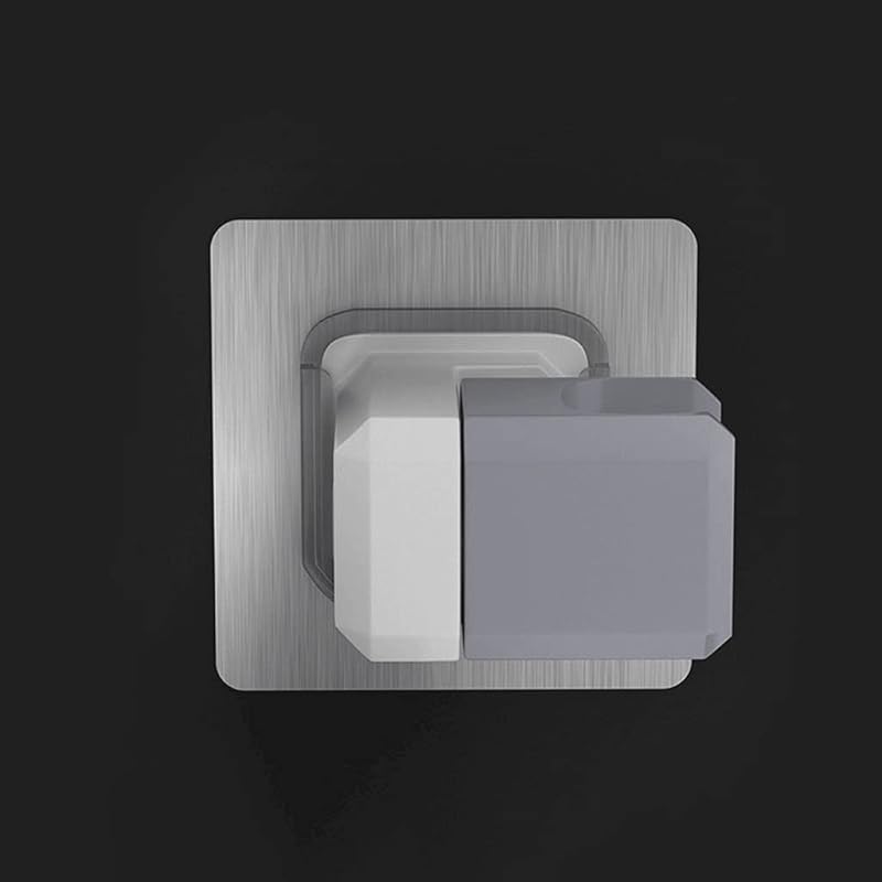 Universal Bathroom Silver Practical Rotatable Hardware Waterproof Fixed Wall Mounted Shower Bracket(Style One)