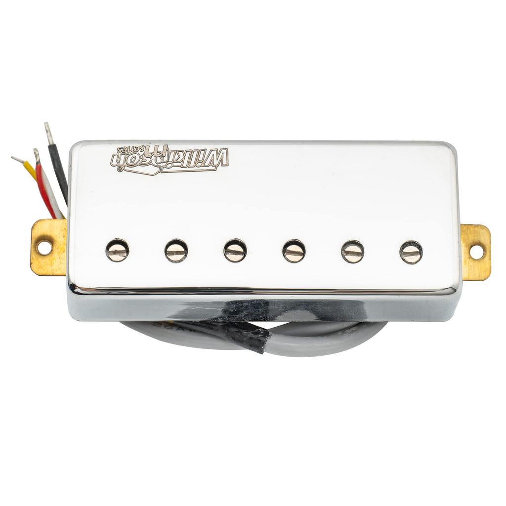 Wilkinson M Series Ceramic Guitar Pickup, Mini Humbucker Neck, for Les PaulFirebird, Chrome