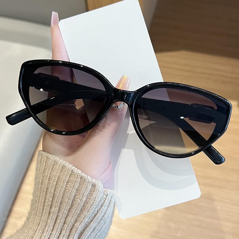 New Over Size Korean Round Sunglasses for Men and Women Fashion Trendy UV Resistant Outdoor Sunscreen Sunshade Glasses