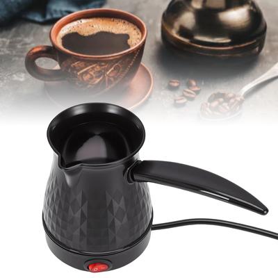 600ml Elektrische Turkse Koffiepot Roestvrij Staal Turkije Koffiezetapparaat 600W voor Thuis Reizen Kamperen