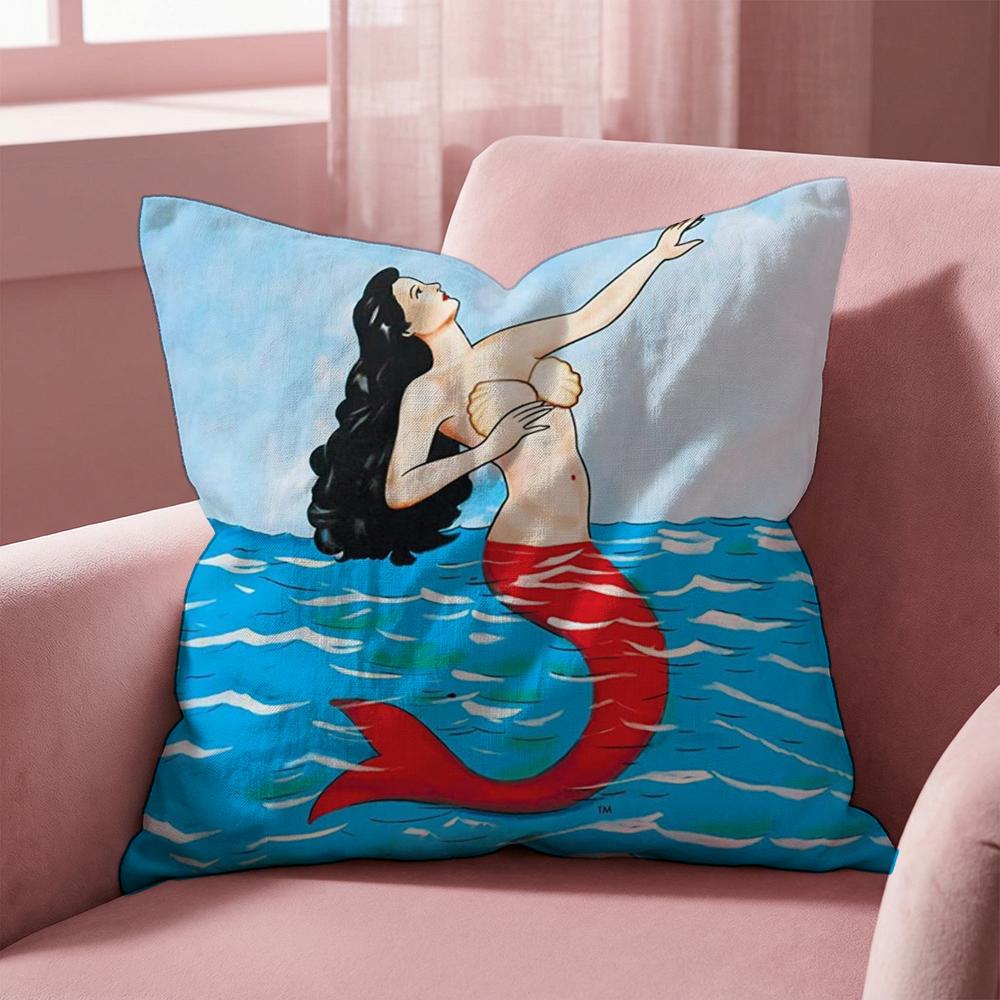 Mexican B-Bingo Lottery Cushion Cover Multi-Scene Pillow Cover for Home & Car - Reversible, Soft & Durable for Daily Use