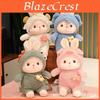 Cute Transforming Plush Toy Piggy Elephant Dinosaur Bunny Rabbit Doll Pillow Girls' Birthday Gift