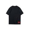 Li-Ning Printed Round Neck T-Shirt Men Tops Standard-Black AHSQ025-2