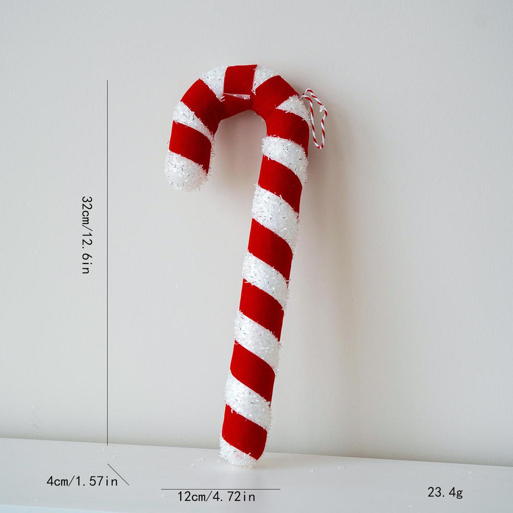 Multicolor Christmas Lollipop Decorations Foam Cartoon Candy Cane Hanging Pendants  New  Xmas Home Party Decor Navidad