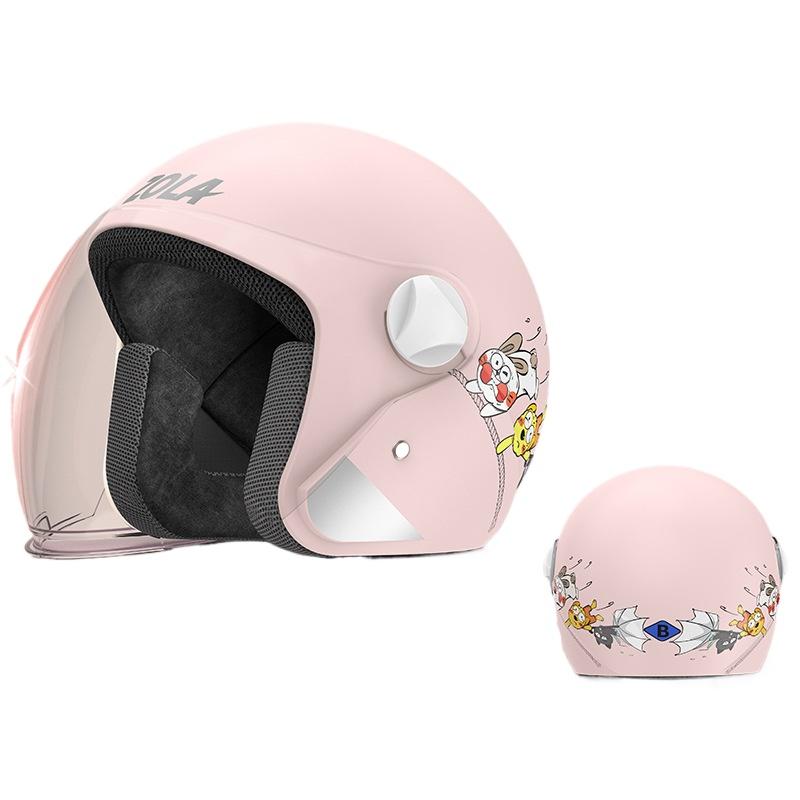 Winter Helmet Belt Scarf Electric Car Helmet Men and Women Universal Cat Ear Helmet Hard Hat