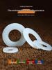 Durable Nylon Insulation Washers - Black & White, Round Flat Plastic (Sizes M3-M20)